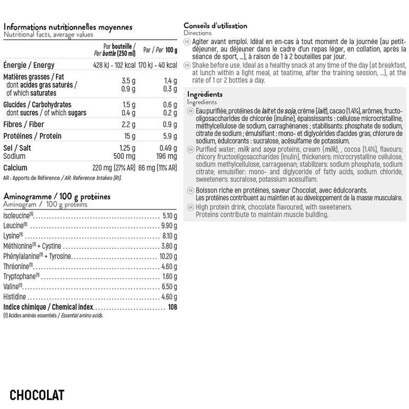 MUSCLE PROTEIN CHOCOLAT (x8) MUSCLE PROTEIN CHOCOLAT (x8)