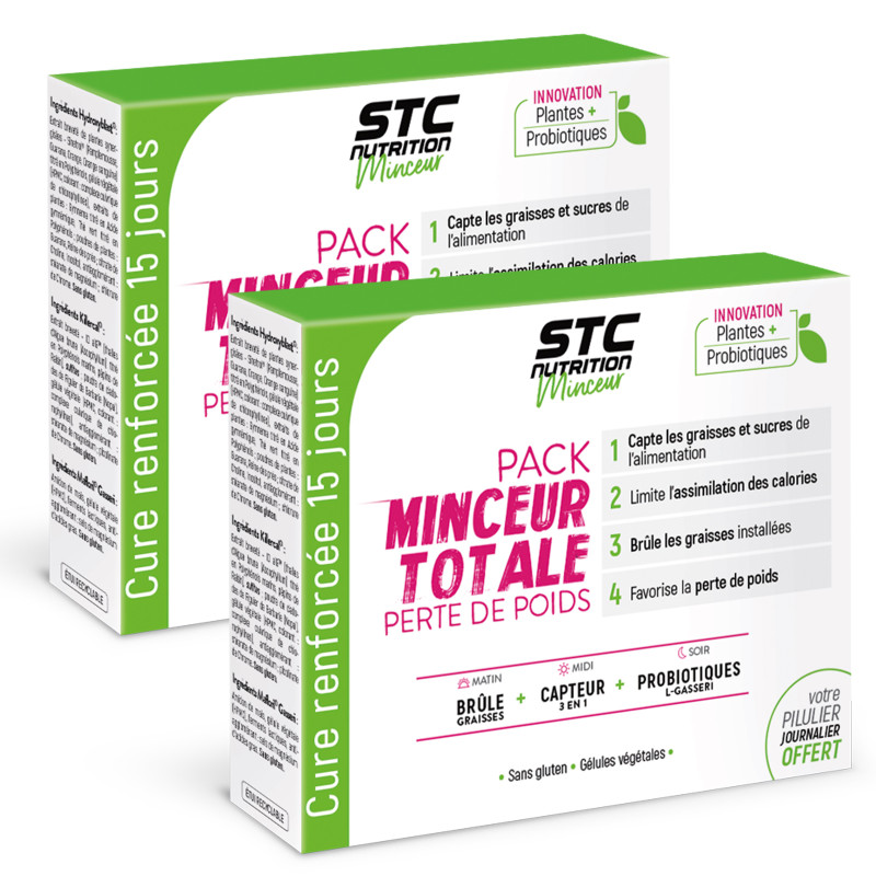 Pack Minceur Total - Action Renforcée 4 en 1 - Cure 15 jours