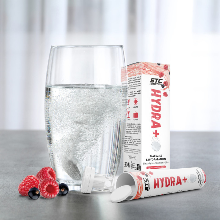 Pastille hydratation HYDRA+ : Pastille électrolyte effervescente - Cachet hydratation