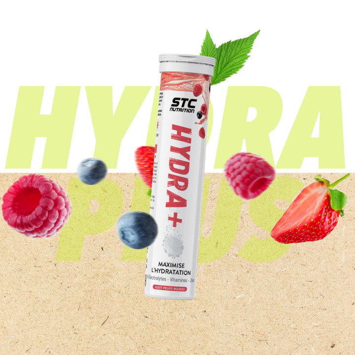 Pastille hydratation HYDRA+ : Pastille électrolyte effervescente - Cachet hydratation