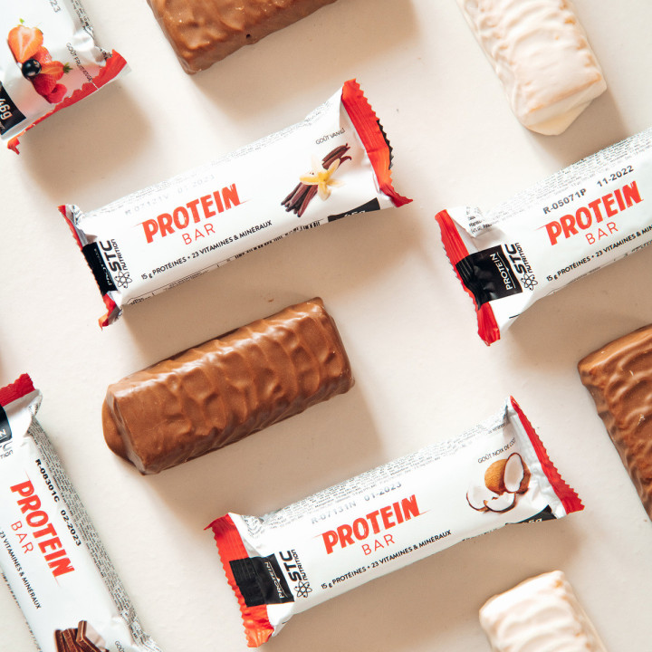 PROTEIN BAR - Barres Hyperprotéinées - 15g protéines par barre