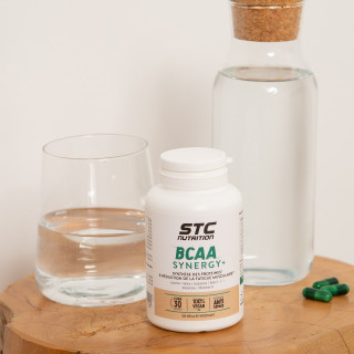 BCAA SYNERGY - Constitution musculaire & Réduction fatigue - Cure 30j
