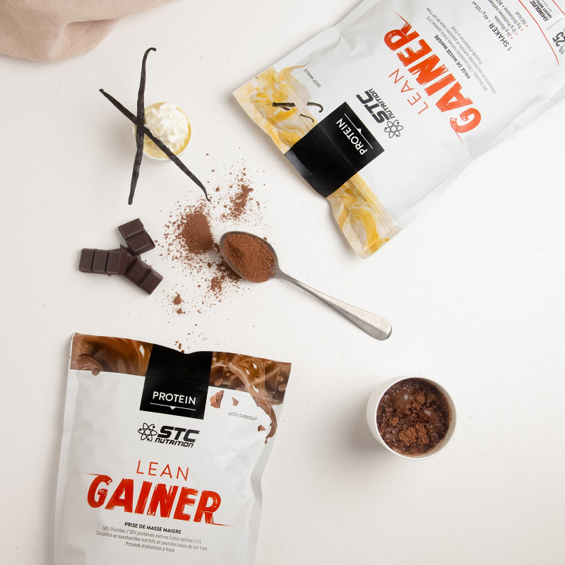 LEAN GAINER: Prise de masse - Doypack 1kg - Brevet déposé - 2