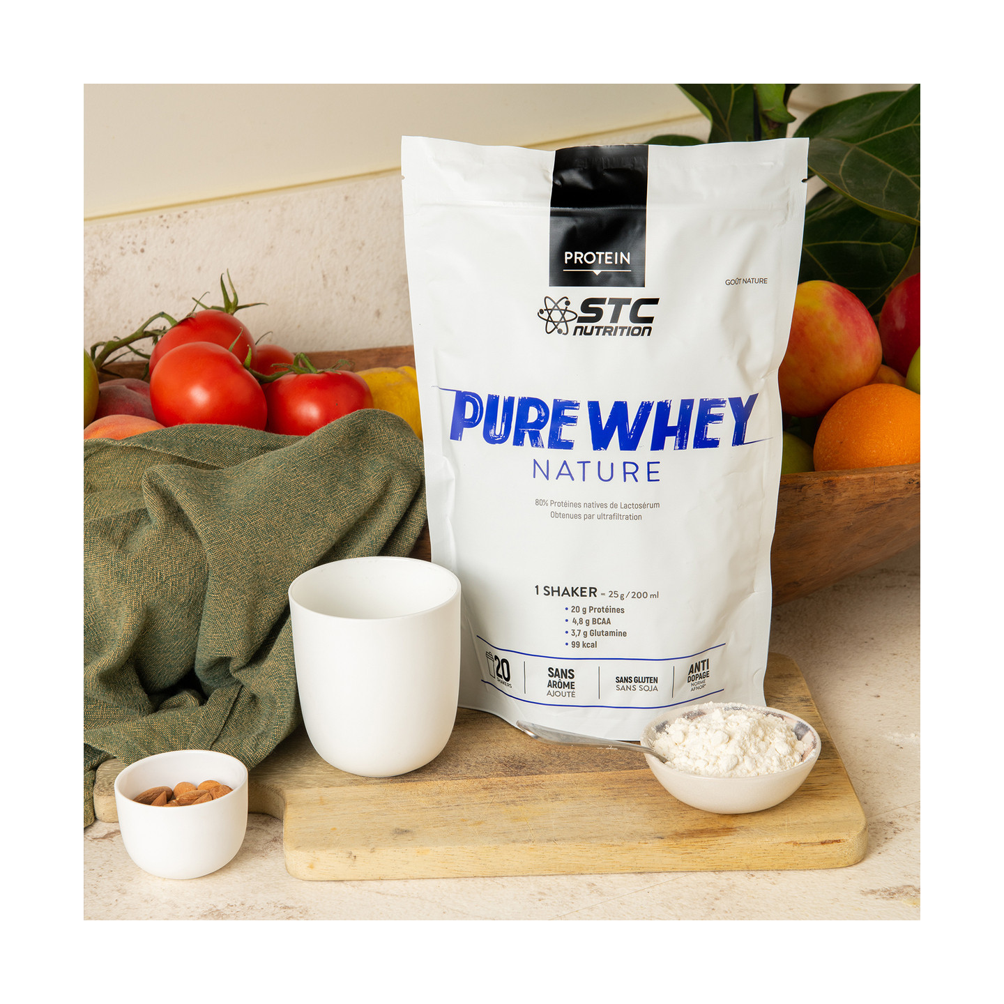 Pure Whey - Augmentez votre apport quotidien en protéines - 500g