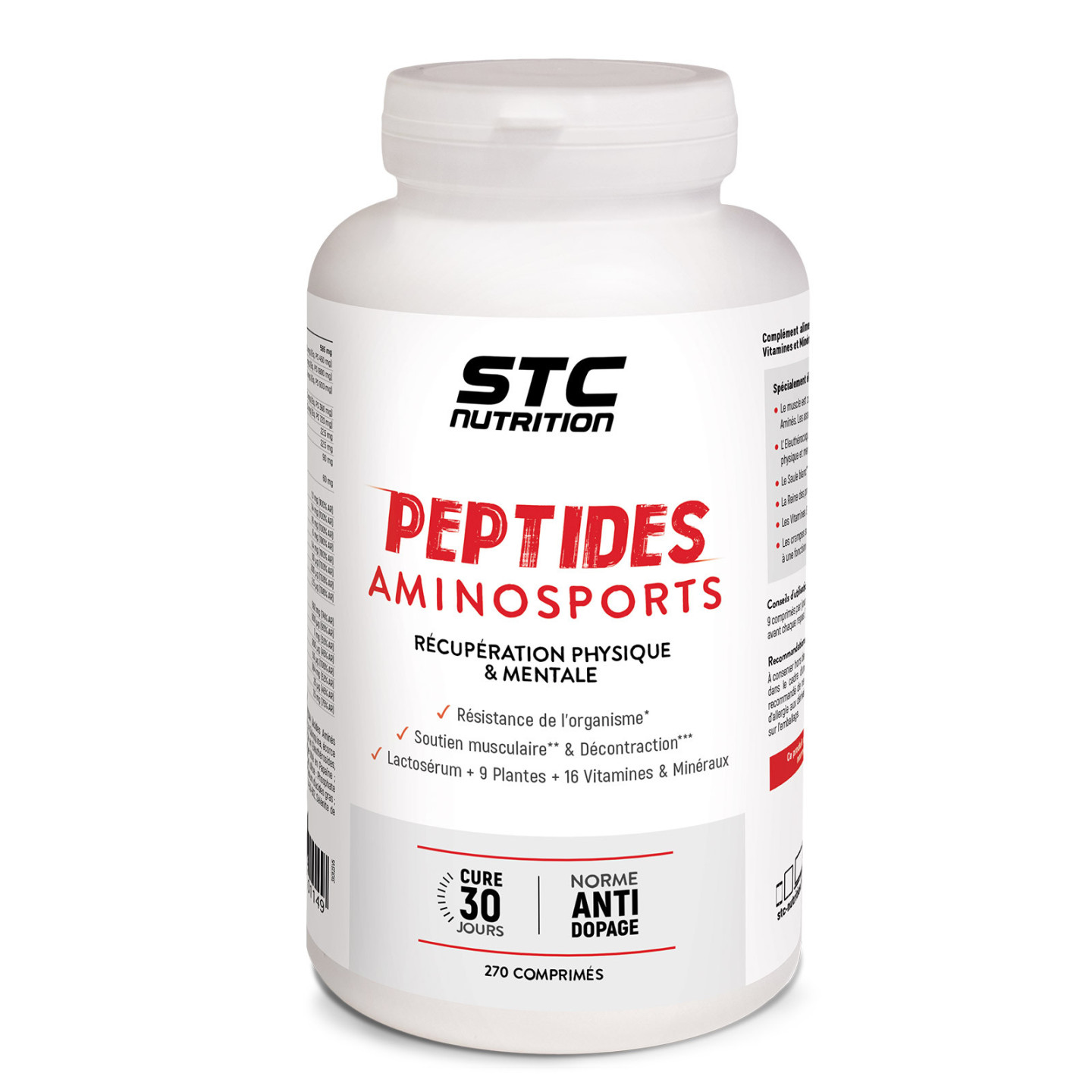 Peptides Amnisports - Complément récupération musculaire, récupération musculation