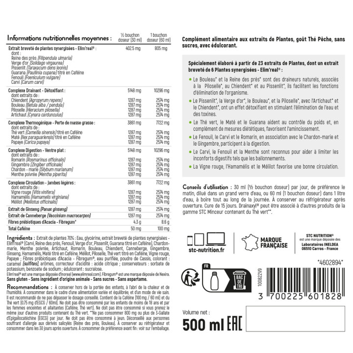 DRAINAXYL® 500 - Starter minceur - formule ultra concentrée - Vegan