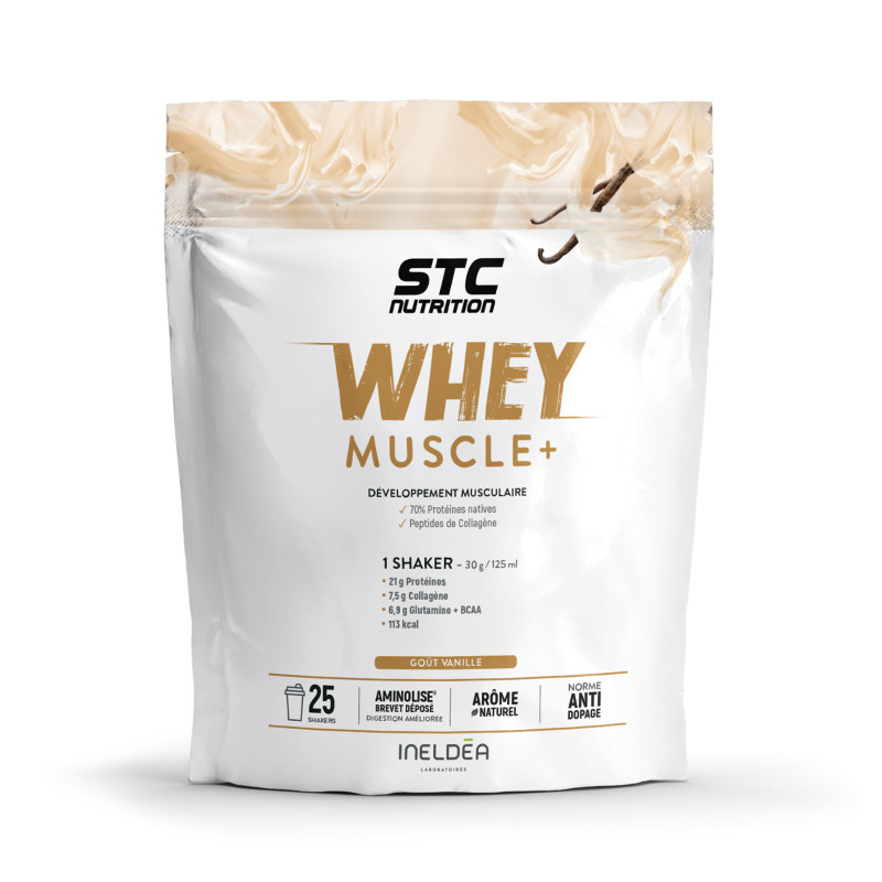 WHEY MUSCLE + - STC Nutrition - Prise musculaire WHEY MUSCLE + - STC Nutrition - Prise musculaire
