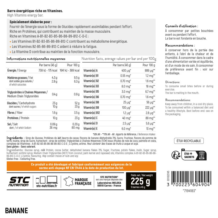 VO2 MAX® BAR - Barre énergétique haute performance