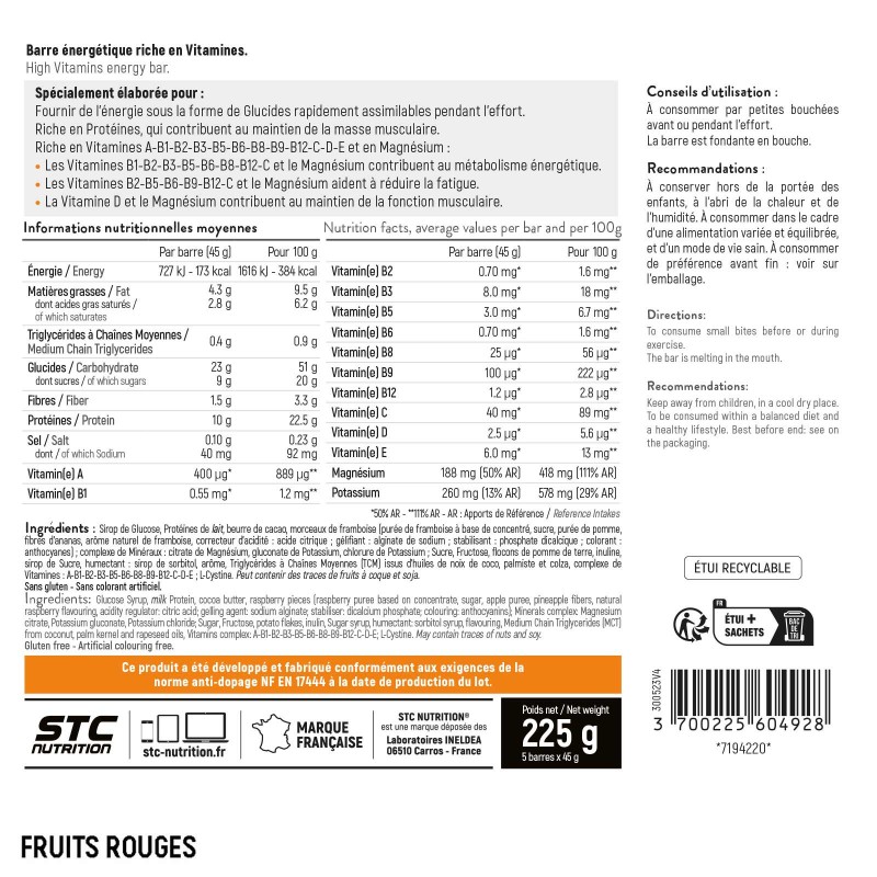 VO2 MAX® BAR - Barre énergétique haute performance VO2 MAX® BAR - Barre énergétique haute performance