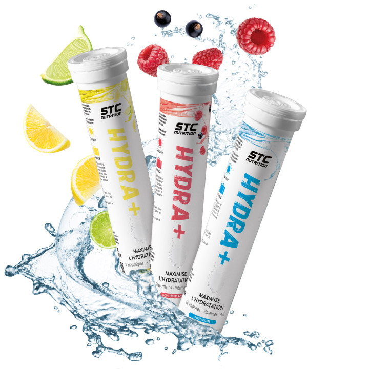 Pastille hydratation HYDRA+ : Pastille électrolyte effervescente - Cachet hydratation