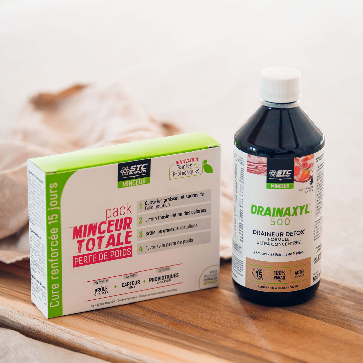 DUO MINCEUR - Pack Minceur Totale + Draynaxyl 500 Fruits Rouges