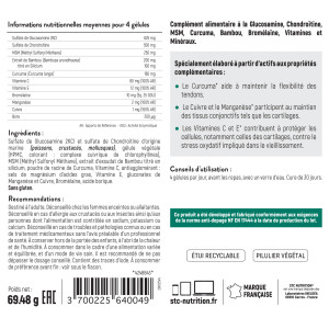 ARTROSAMINE - Résistance des articulations - Cure 30 jours ARTROSAMINE - Résistance des articulations - Cure 30 jours