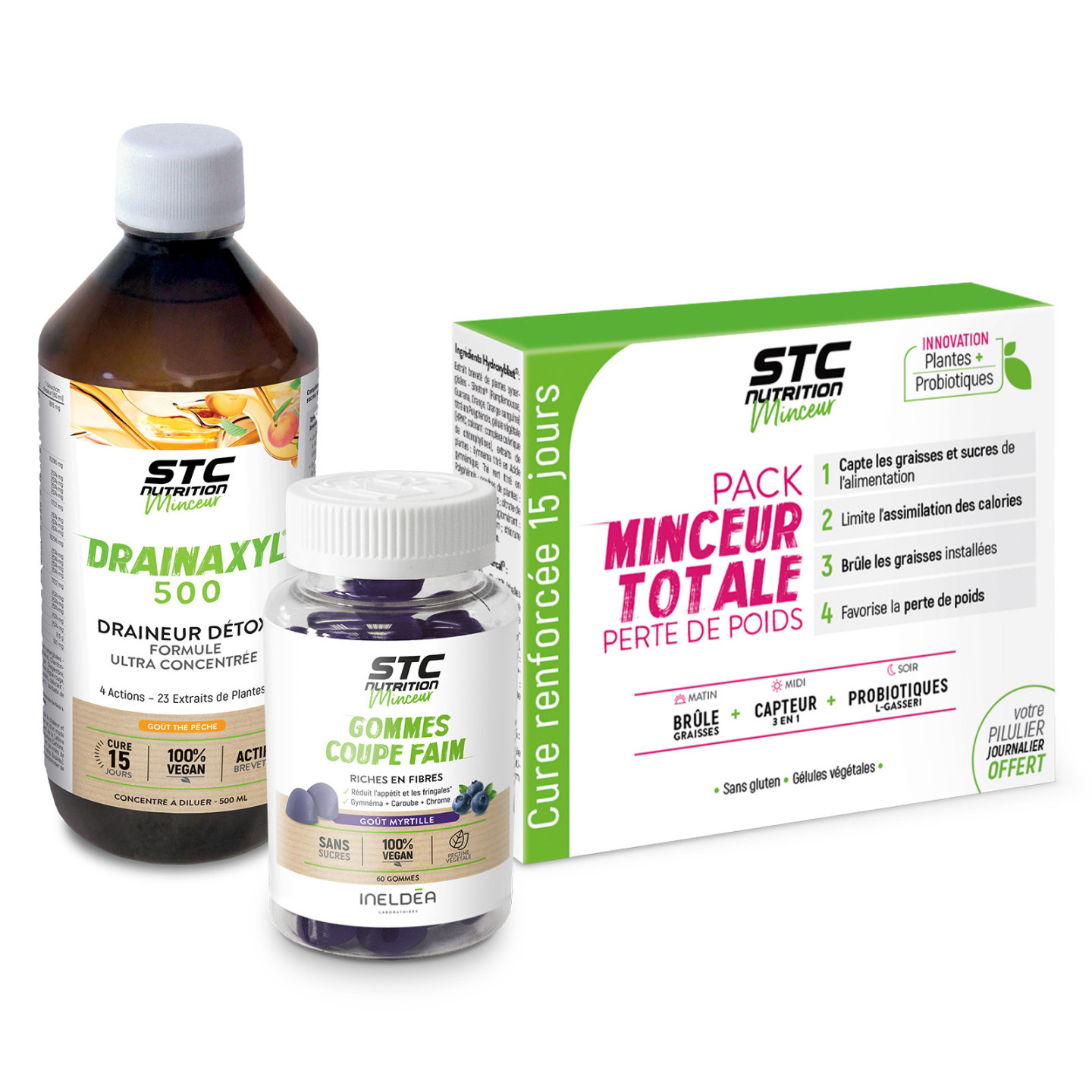 Pack Femme Active STC Nutrition - Saveur Thé Pêche