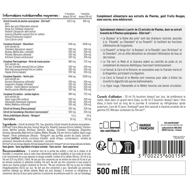 Pack Femme Active STC Nutrition - Saveur Fruits Rouges