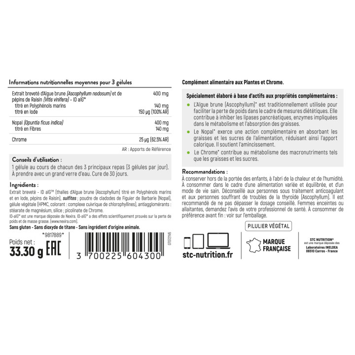 PACK CONTROLE DU POIDS - THE PÊCHE