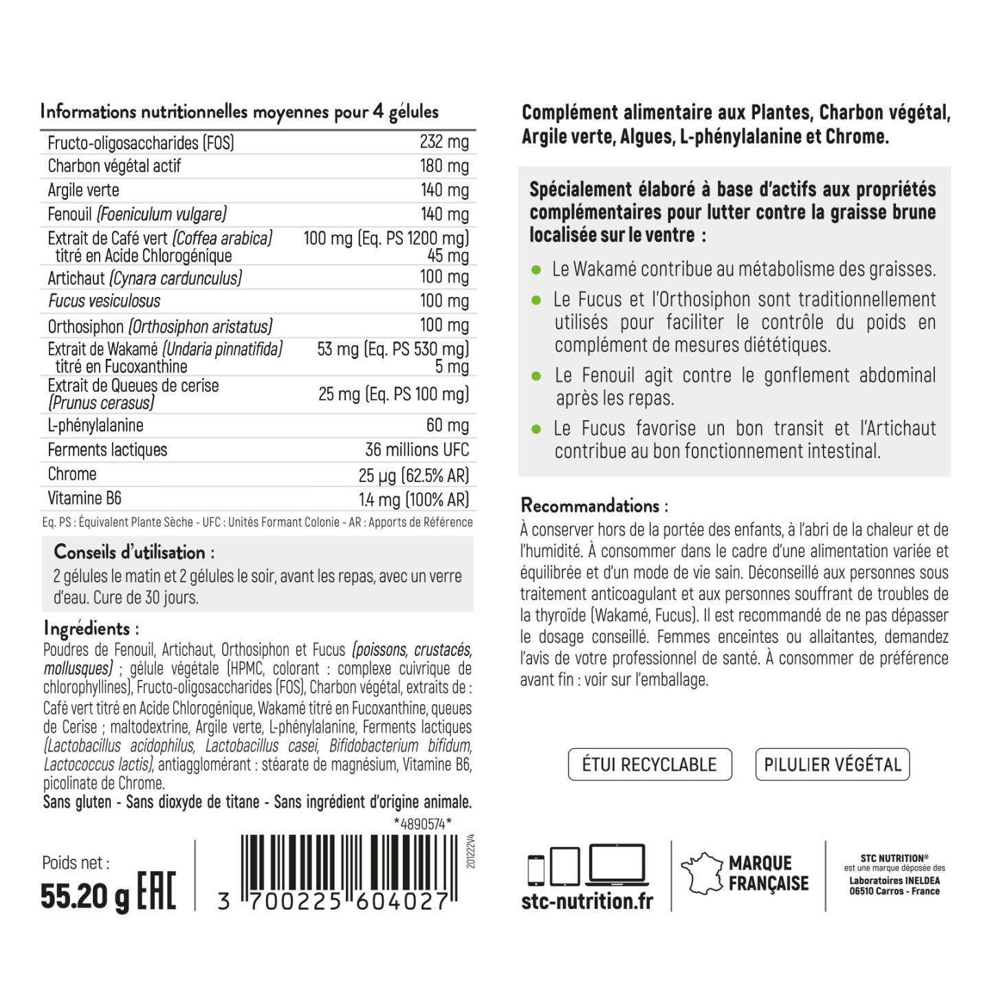 PACK CONTROLE DU POIDS - THE PÊCHE