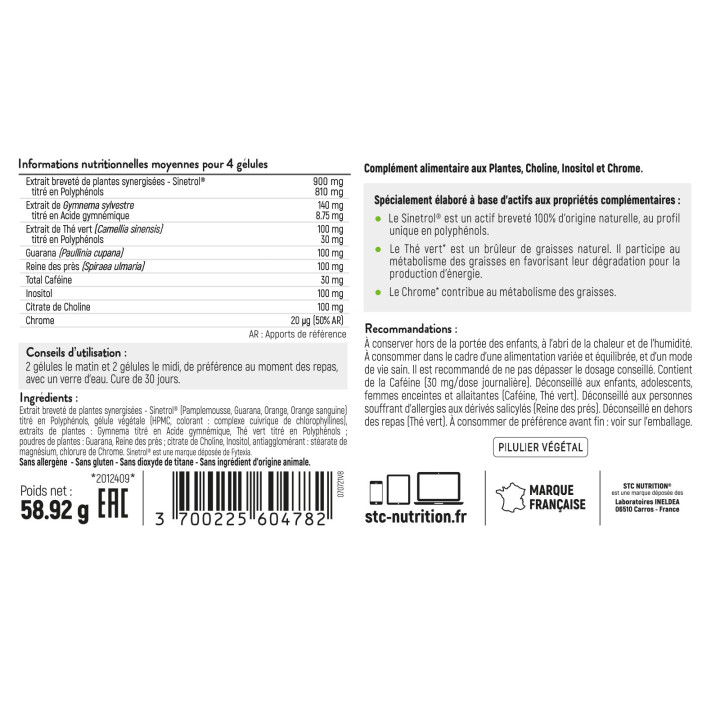 PACK PERTE DE GRAISSE ACCELEREE 2 MOIS - THE PÊCHE