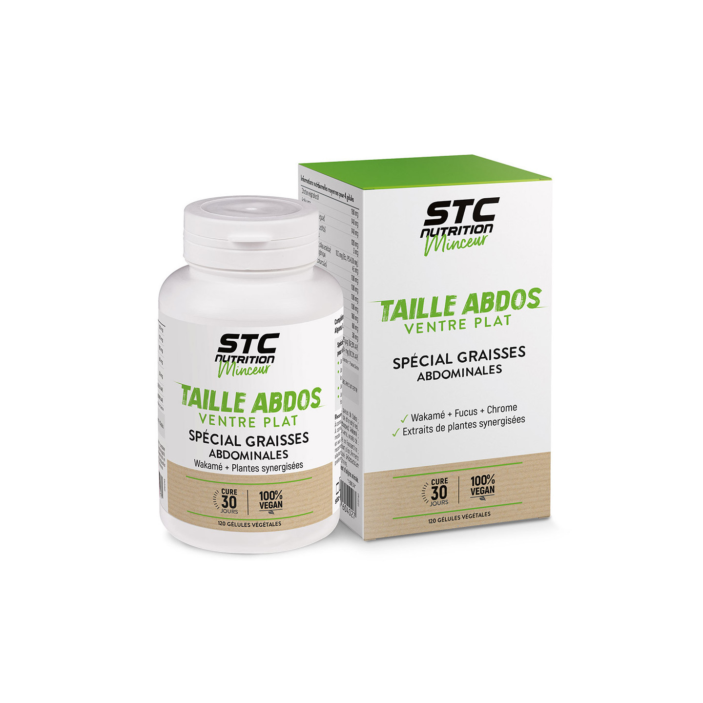 TAILLE ABDOS VENTRE PLAT - Ventre plat et tonique - Cure 30 jours