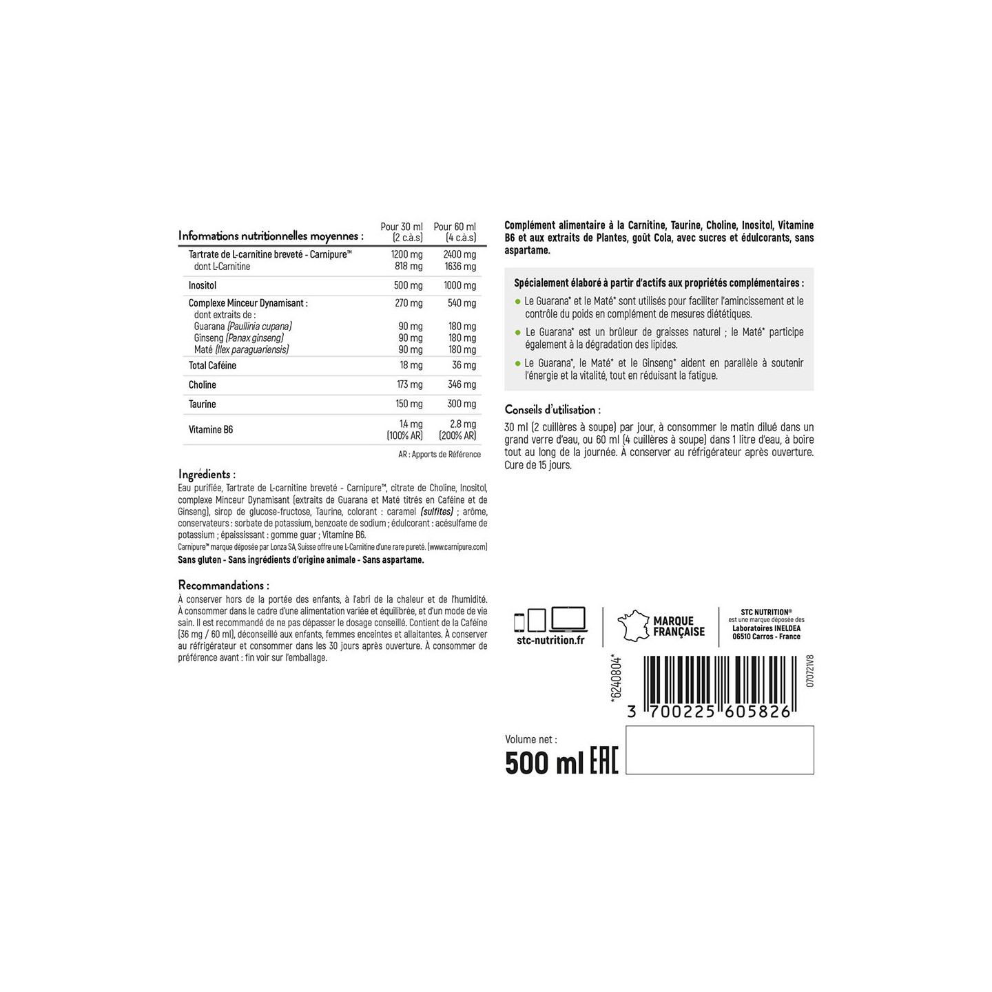 Kill-Fit contré à diluer - Active la combustion des graisses