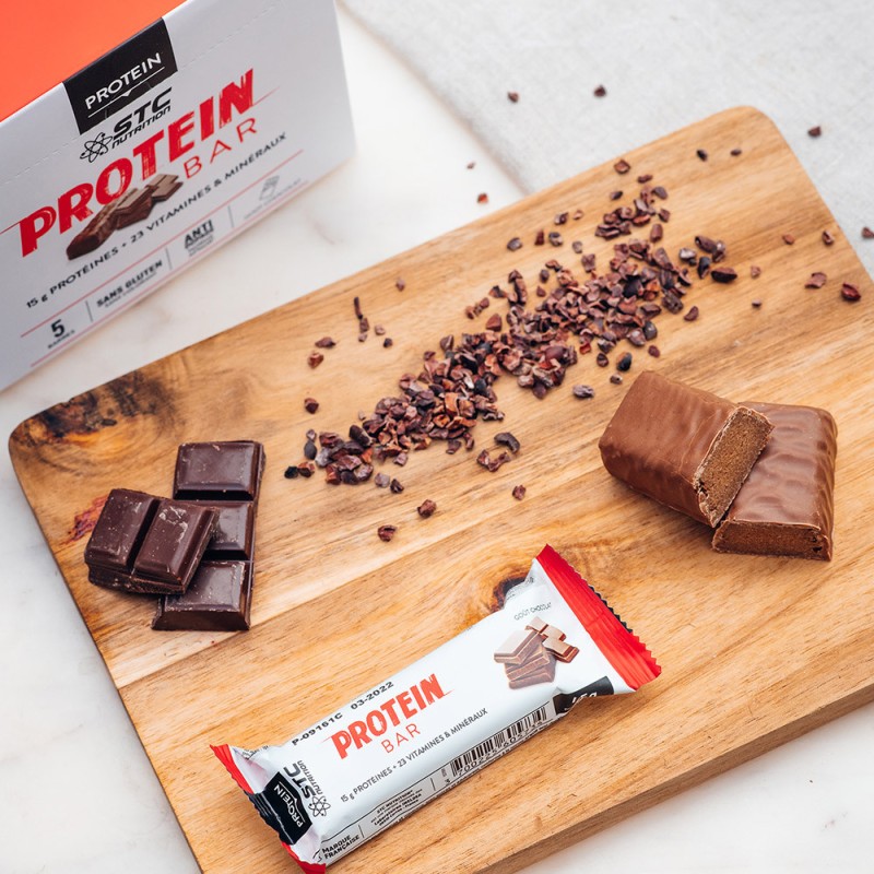 PROTEIN BAR - Barres Hyperprotéinées - 5 barres de 45g