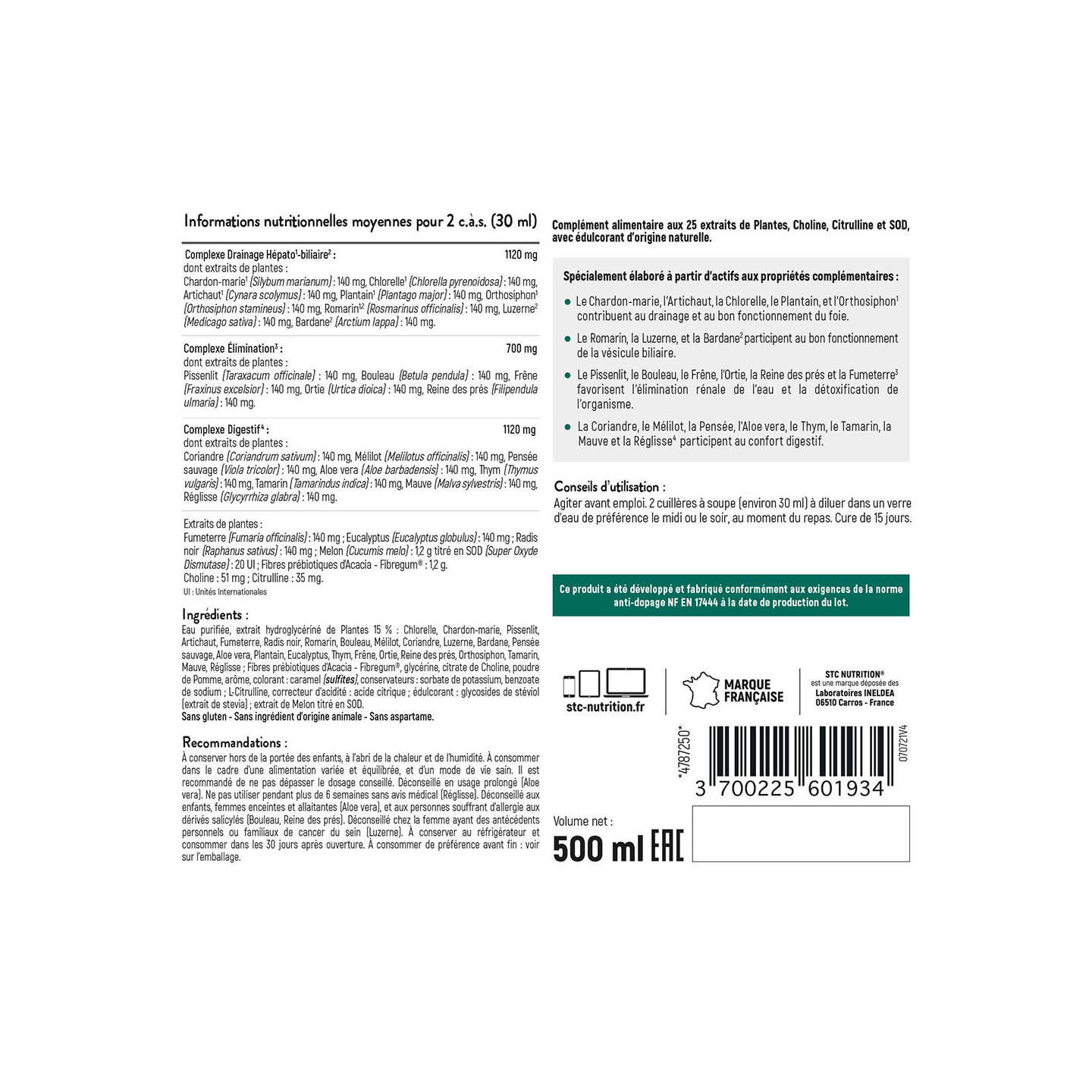 NATURAL DETOX - Élimination des toxines