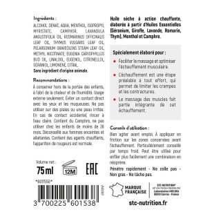 SPRAY CHAUFFANT - Échauffement musculaire