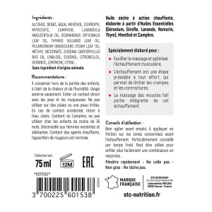 SPRAY CHAUFFANT TONIFIANT