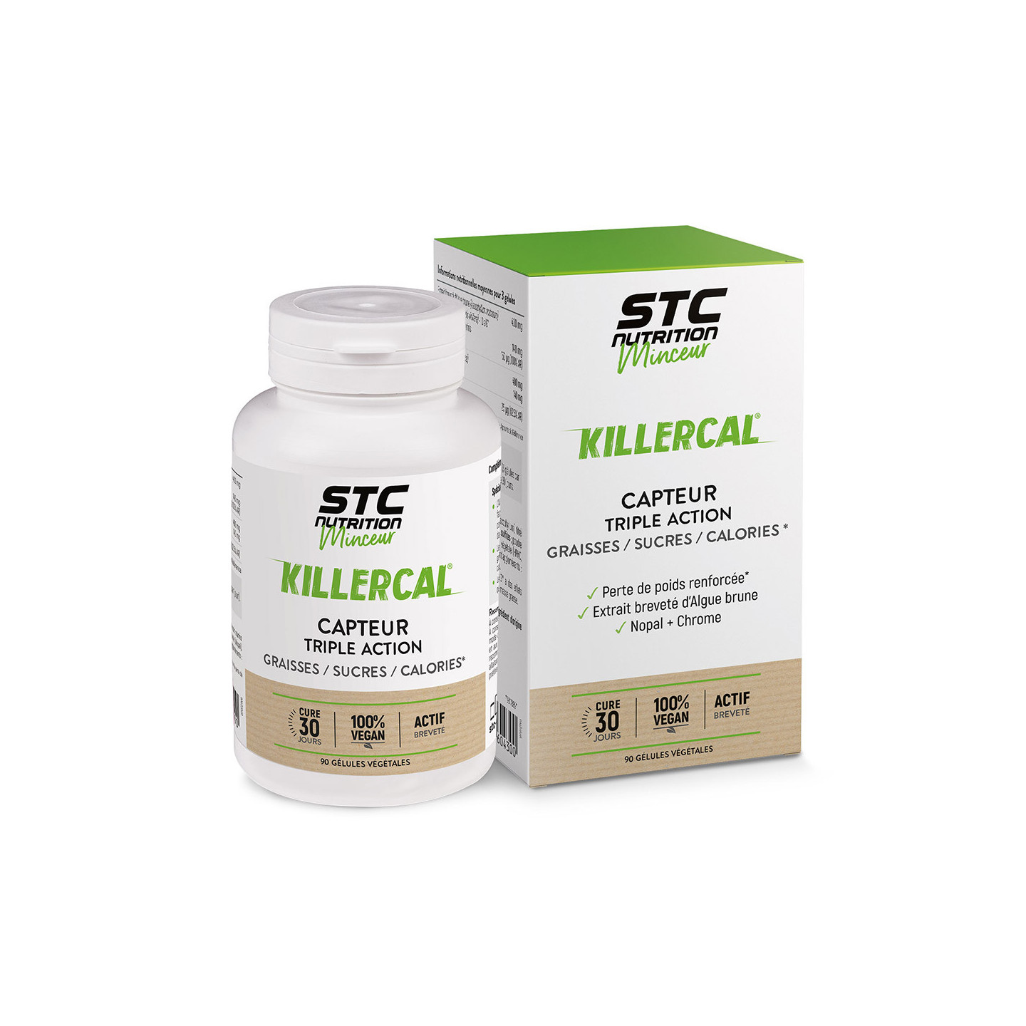 KILLERCAL® - Perte de poids et de masse grasse - Vegan - Cure 30 jours