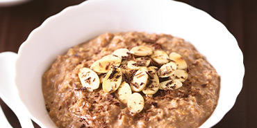 Porridge chocolat-banane